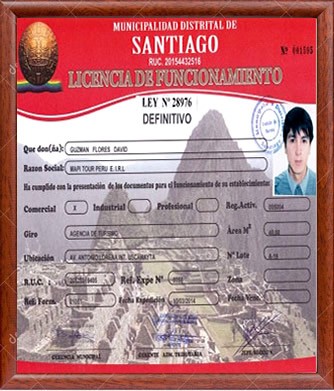 mapi tour peru license